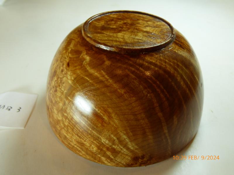 Maple Burl Bowl wood turned