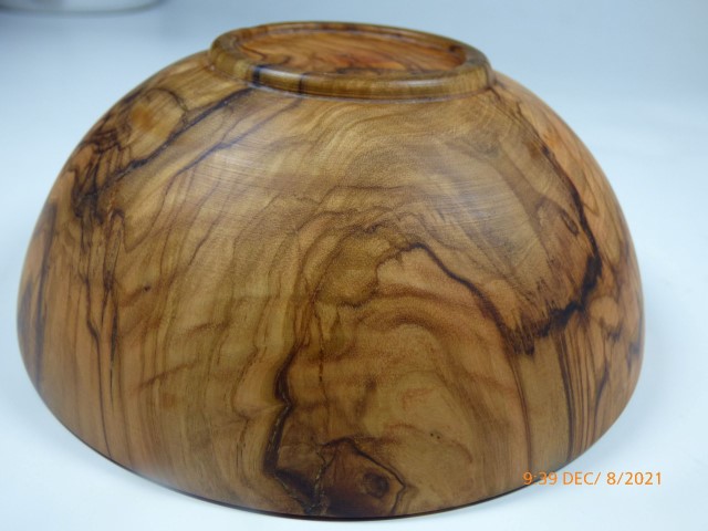 OLive Wood Bowl Wood Turned