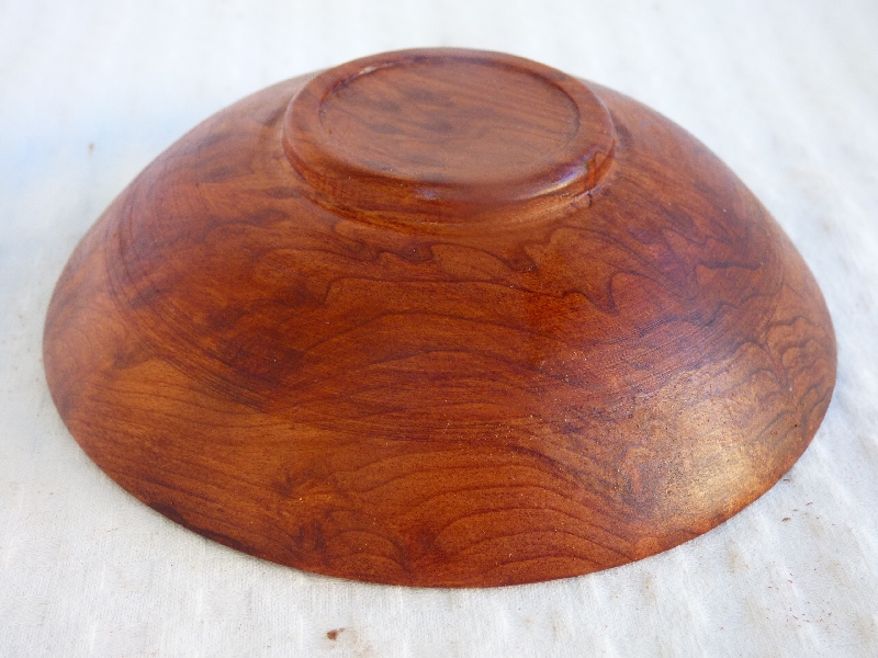 Redwood Burl Plate/dish wood turned - Click Image to Close